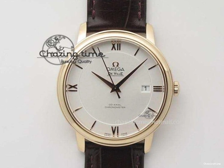 0412 Planet Ocean Master Chronometer Chrono SS OM 1:1 Best Edition Gray Dial On SS Bracelet A Reliable 8180